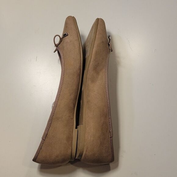 BRAND NEW MERONA POINTED TOE BALLET SUEDE FLATS SHOE - Picture 11 of 16